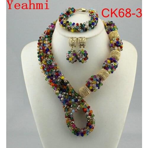 New african jewelry sets gold color jewelry sets big jewelry sets wedding jewelry sets fashion necklace for woman wedding party