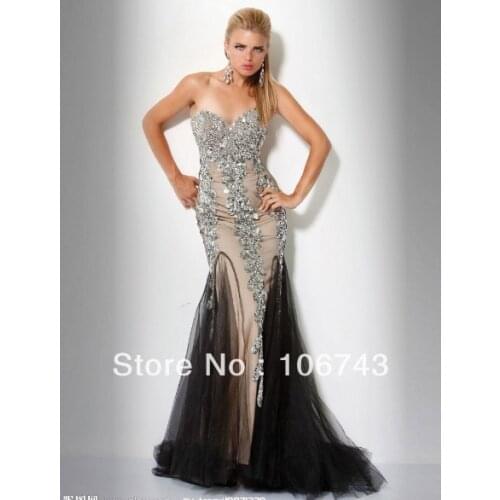 2018 new design vestido Formal robe de soiree luxury crystal beaded evening gown Elegant party prom mother of the bride dresses