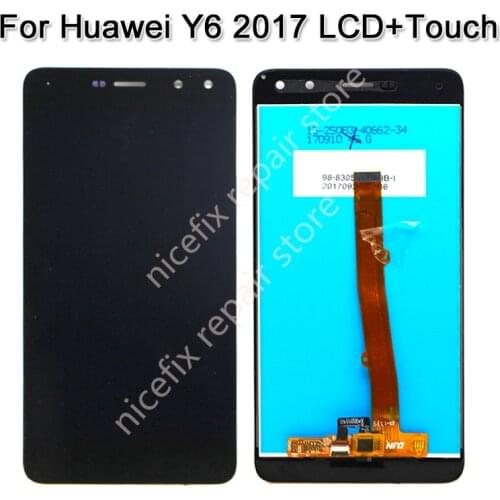 For Huawei Y6 2017 MYA-L03/L23/L02/L22 LCD DIsplay + Touch Screen Digitizer Assembly for Honor 6 Play for Huawei Nova Young lcd