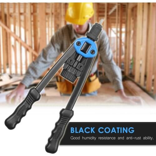 110Pcs Hand Rivet Nut Tool Riveting Tool Set Rivet Nut Setter Kit with 100pcs Assorted Rivet Nuts 7 Metric Mandrels