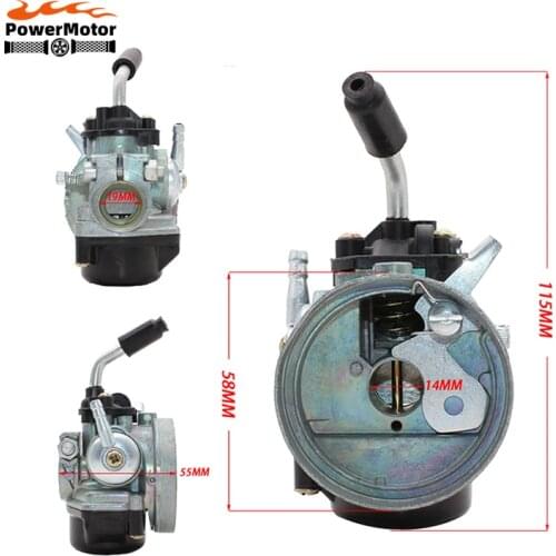 14mm Carburetor 37cc Water Cooled Carb Modify 43 47cc 49cc 2-Stroke Motorcyle Mini Pocket bike Dirt Pit Bike ATV Quad