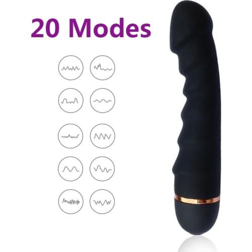 20 Speed Dildo vibrators for women Vibrator Erotic G Spot Magic Wand Bead Vibration Vaginal Women Sex Toy Lesbian Masturbator