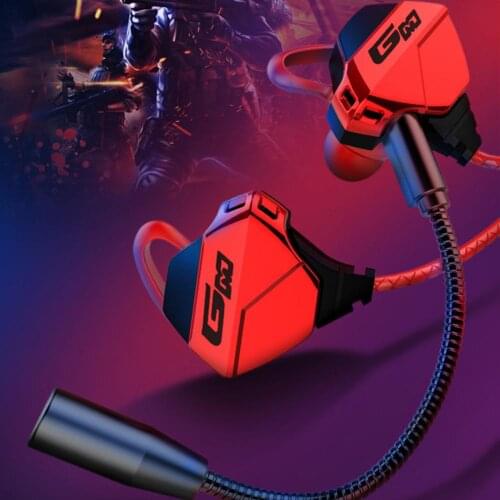 3.5mm Universal 3.5mm Wired In-Ear Music Earphone Noise Reduction Gaming Earpiece With Mic