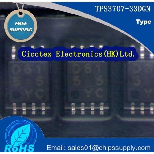 5pcs/lot TPS3707-33DGN 8-MSOP IC 2.93V PROCESSOR MON 8-MSOP