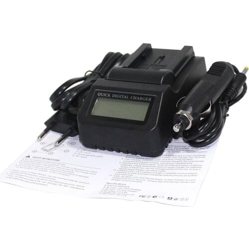 BP-808 BP808 BP-809 BP809 BP819 BP827 Battery Camera LCD Display Fast Charger Kit for Canon FS300 FS100 XA10 VIXIA HG20 HG21