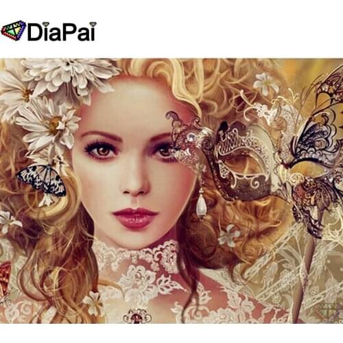 DIAPAI 5D DIY Diamond Painting 100% Full Square/Round Drill "Beauty character" Diamond Embroidery Cross Stitch 3D Decor A22858