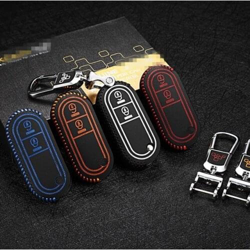 Car Key Cover for MG MG3 2017 2014 2013 2011 3SW 2015 ATM Genuine Leather wallet holder remote car key