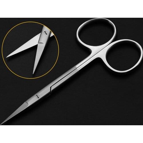 Express Fine Eye Scissors Double Eyelid Equipment Tools Beauty Stitching Scissors 9.5cm Open Eye Scissors