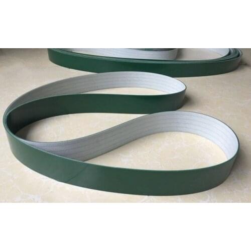 Customized Conveyor Belt) Perimeter:800-1250mm Width:50mm thickness:3mm PVC Green Transmission Conveyor Belt