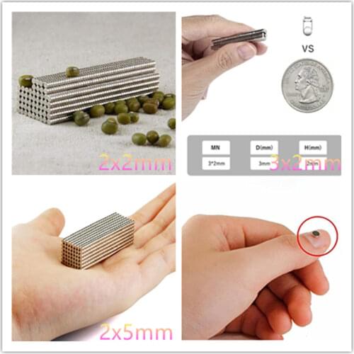 Small Round Magnet 50/100/500/1000Pcs 5x2 5x3 5x4mm Strong Powerful Neodymium Magnet N35 Rare Earth Imanes De Neodimio Magnetic