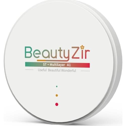 ST+ML multilayer dental zirconia blank diameter 98mm super translucency dental zirconia discs