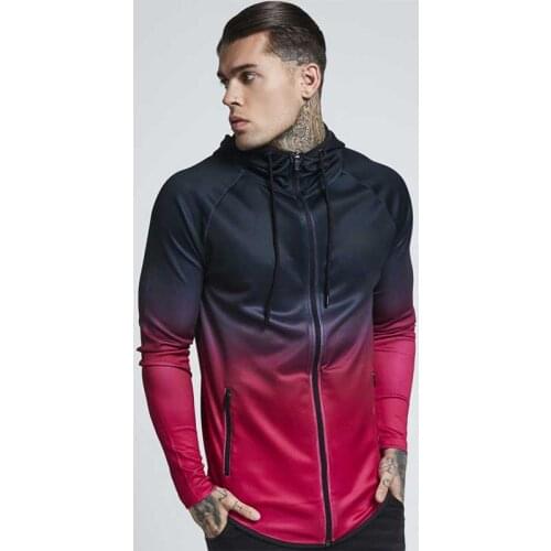 Men Quick Dry Cap Hoodie Sweatshirt Sporting Jersey Compress Fitness Tight Rashgard Shirt Gymming Bodybuilding Runs Jacket WO04