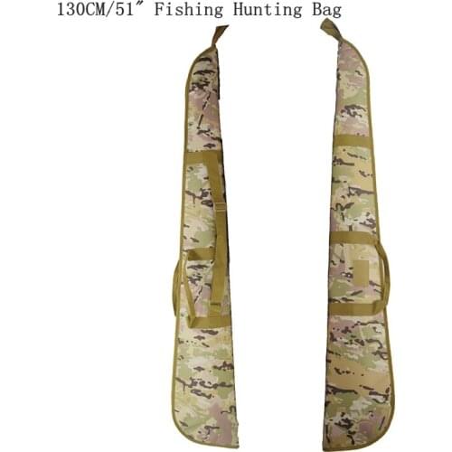 Outdoor Fishing Bag Tactical Rifle Carry Bags 130cm Hunting Gun Case Military 51 Inch Shotgun Case for Airsoft Painting Shooting