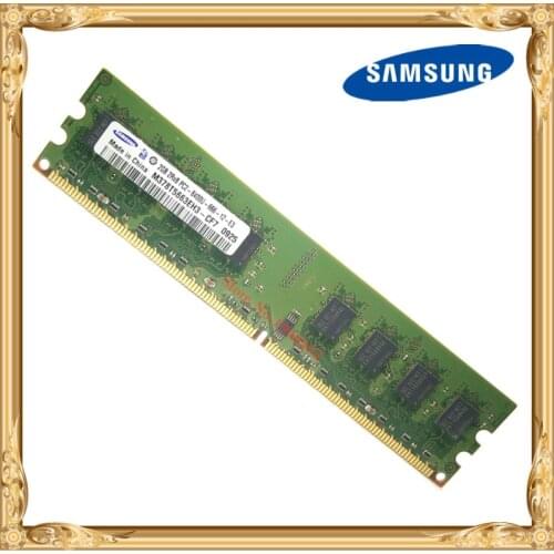 Samsung Desktop memory 2GB 800MHz PC2-6400U DDR2 PC RAM 800 6400 2G 240-pin Free shipping