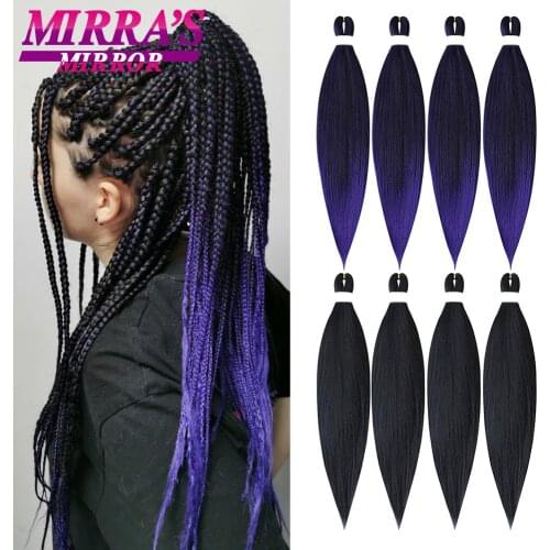 Ombre Braiding Hair Extensions 26 Inch Synthet Braid Hair Bulk Jumbo Braid Hair Extension 10 Pcs Purple Fake Hair Wholesale