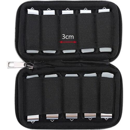 Portable U Disk Holder USB Flash Drives Organizer Case Protective Storage Bag