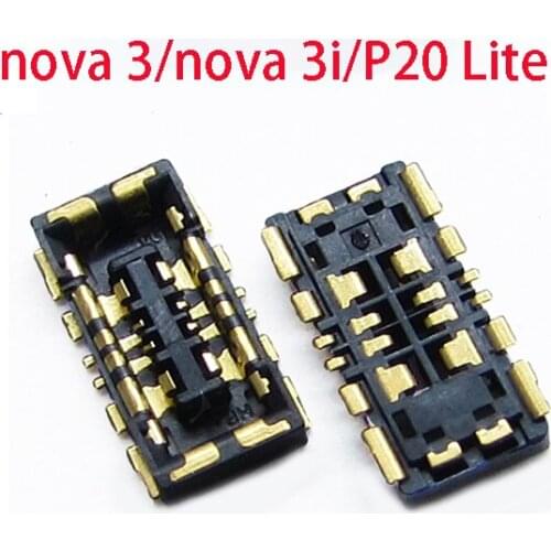 FPC Connector Battery Holder Clip Contact For Huawei nova 3 nova 3i P20 Lite logic on motherboard mainboard