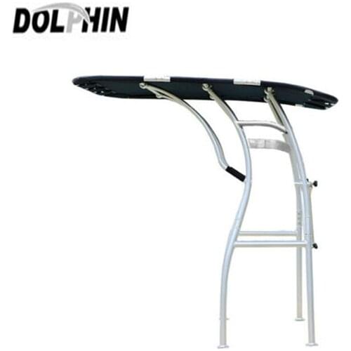 Dolphin Sunshade Pro3 Boat T top anodised frame W/ black canopy/ Center Console Boat T TOP