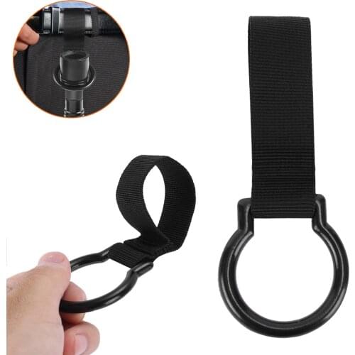 Tactical Slide-On Duty Belt Ring Holder Outdoor D/C Cell Flashlight Holder for Duty Belt Backpack Camping Hiking Accesosories