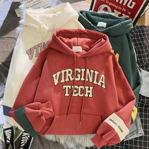 Hoody Streetwear Clothes Jacket Tracksuit Hoodies Hooded Tops 2020 Women Sweatshirt Long-sleeved Thickening Coat Jersey Album