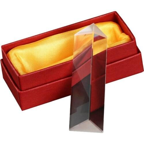 Triangular Prism K9 Optical Glass Light Spection Reflection Experiment Teaching Photography Triangle Prisms Rainbow Glass Prisma