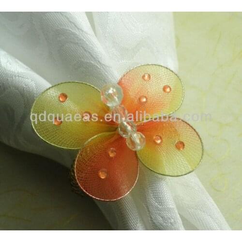 Decoration wedding crystal napkin ring napkin ring and party decoration napkin ring
