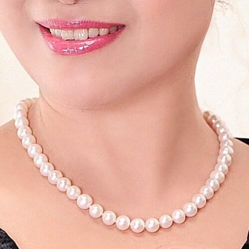 Eternal wedding Women Gift word 925 Sterling real 925 real natural big Send my mother a natural pearl shipping cir