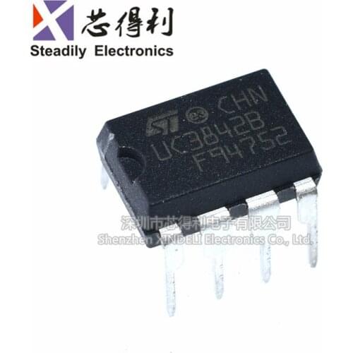 10pcs/lot Uc3842bn Original CHN Dip-8 New Uc3842an Switching Power Control/Excitaon Circuit