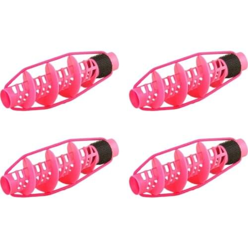 4Pcs Hair Curler Plastic Spiral Hair Perm Rod Spiral Rod Barber Hairdressing Hair Rollers Salon Tools for Women Girls