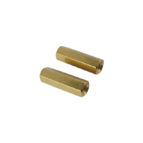50pcs/lot M3 12mm Hexagonal Net Nut Female Brass Standoff/Spacer Long Lasting High Quality