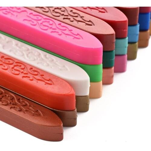 Free shipping Sealing Wax Coloured Wax Sticks Wedding Wax Choose Colour Silver Gold Red Green Blue Pink White seal stamp use se