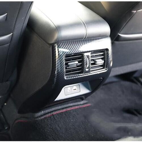 For Nissan Altima Teana 2019 2020 Interior Accessories Armrest Rear Air Conditonnal Vent Cover Trim AC Outlet Anti-kick Panel