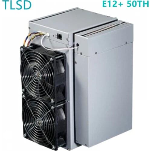 TLSD Used Ebang E12+ 50TH Bitcoin Mining Machine with Power Supply