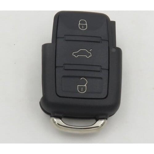 Flip Replacement Head Key Shell 2 buttons For Vw Jetta Golf Passat Beetle Polo Bora for Vw