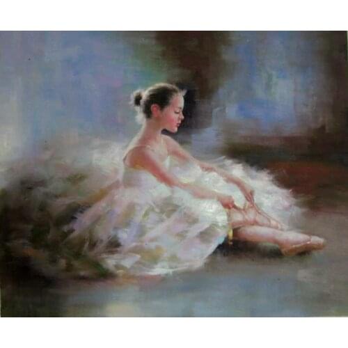 Painting HD Print on Canvas A beautiful ballerina Wall Art Picture for Living Room Home Decoration UnFramed With Ship Top-rated