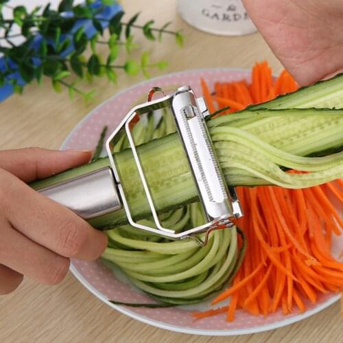 Creative multifunctional stainless steel vegetable peeler double planer grinder kitchen accessories cooking tools WF9071020