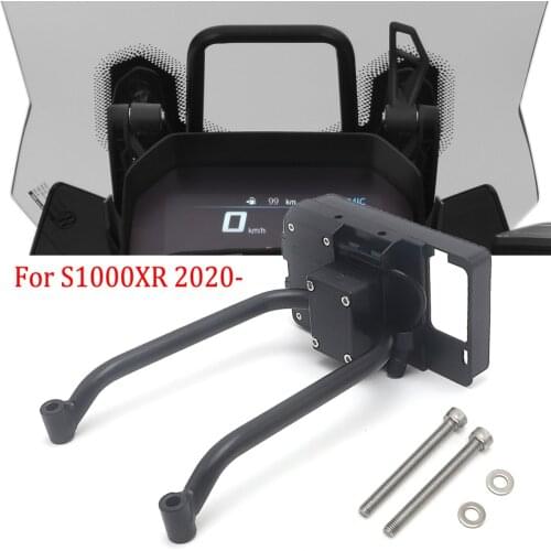 NEW Motorcycle Stand Holder Mobile Phone GPS Navigaton Bracket USB and Wireless Charging For BMW S1000XR S1000 XR 2020 2021