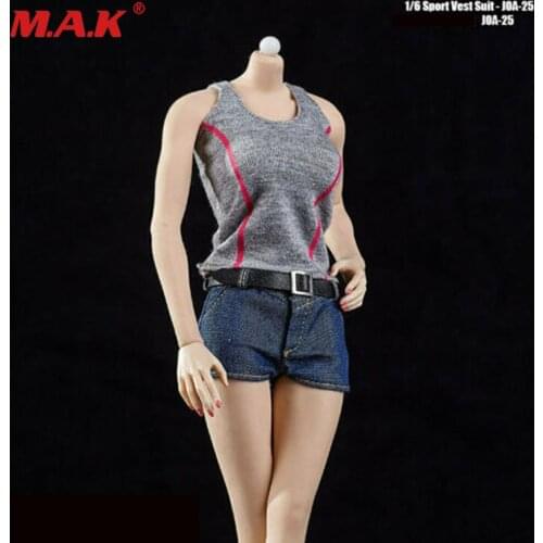 New JOA-25 1/6 Female Casual Sling Shirt Pants Clothes Suit Model for 12'' Figure in stock items
