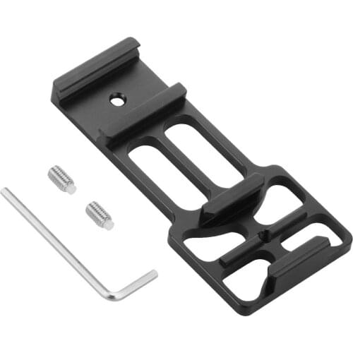 Upgrade CNC 20mm Side Rail Mount Plate Adapter for GOPRO Hero 2 3 4 5 Session 6 7 8 9 /Yi/EKEN for OSMO Action Camera Accessory