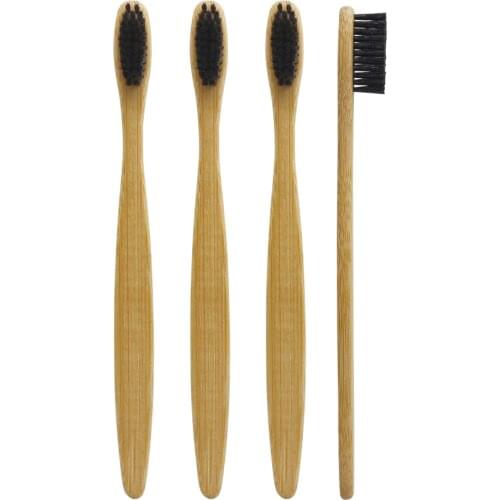 OEM Print logo Handle DR.PERFECT 100 Pieces/lot wooden soft Eco friendly Bamboo Toothbrush Soft Bristle only for M Moulin