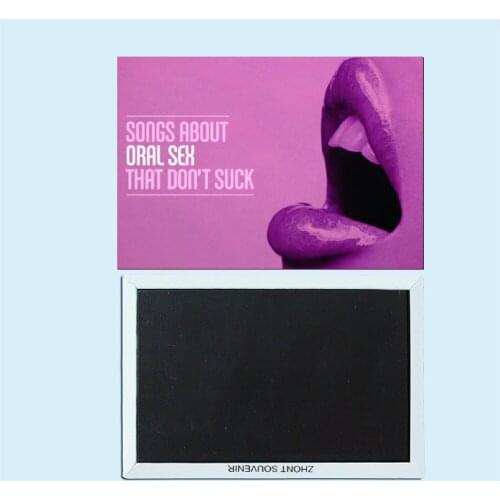 "SONGS ABOUT ..." Adult sexy humorous quotations, magnetic refrigerator stickers, Adult Gilf 30690