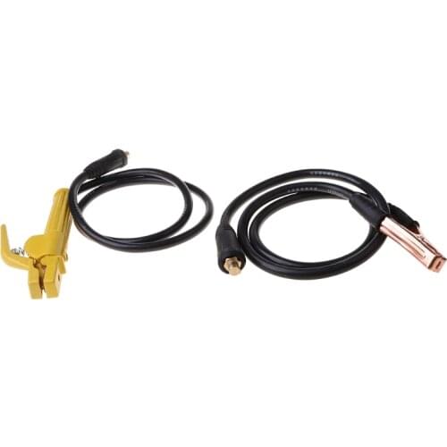 Professional 300A Groud Welding Earth Clamp Clip Set for Mig Tig ARC Welding Machine 1.5M Cable 30 Plug Durable