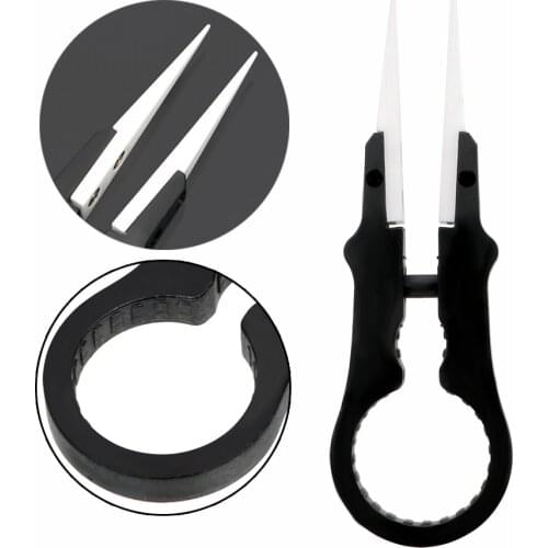 Forceps Ceramic Insulation Tweezers High Temperature Resistance Multifunctional Tweezers