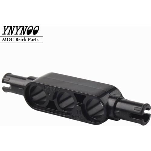 10Pcs/lot High-Tech Beam Special 1x3 Thick with 2 Friction Ridges Pins Connectors MOC Building Blocks Bricks DIY Toys fit 32523