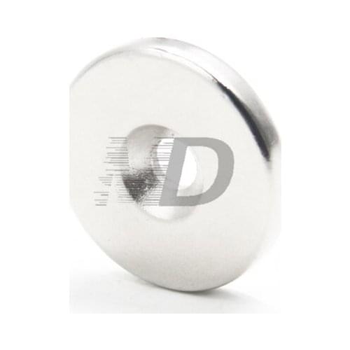 50pcs Super Strong Round Neodymium Countersunk Ring Magnets 22mm x 3mm Hole: 5.2mm N50 Neodymium Magnet Free Shipping