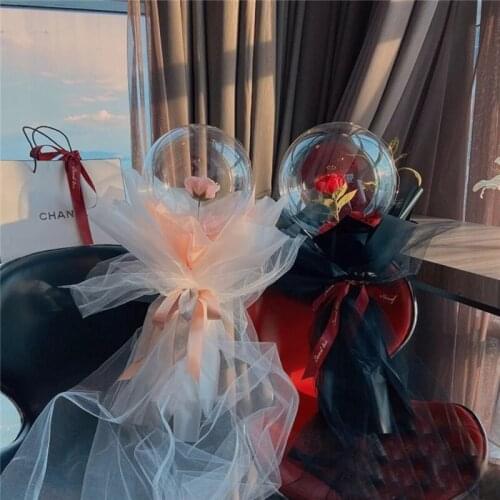 10pcs 12/18/20/24 inch Luminous Transparent Bobo Bubble Ballons Christmas Wedding Birthday Party Decorations Helium Baby Shower