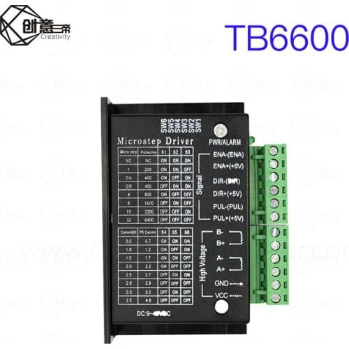 TB6600 5A Stepper Driver Nema 17,23 CNC Controller Single axes Two Phase Hybrid Stepper Motor 0.2-5A