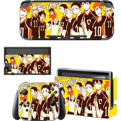 Anime HaiKyuu Nintendo Switch Skin Sticker NintendoSwitch stickers skins for Nintend Switch Console and Joy-Con Controller Vinyl