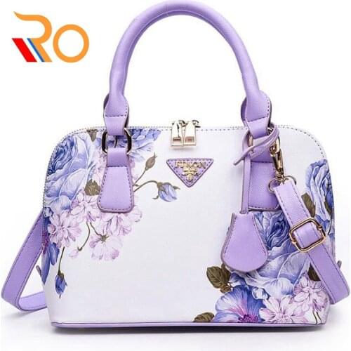 Printing Ladies Fashion Braided Shoulder Bag Hobo Cross Body Shell Bag