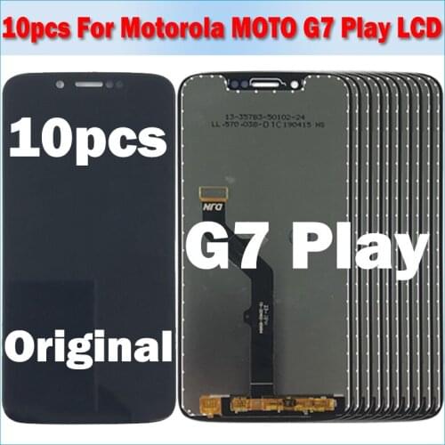 10pcs Original For Motorola Moto G7 Play LCD Display Touch screen sensor Panel Digiziter Assembly For Moto G7 Play lcd Screen